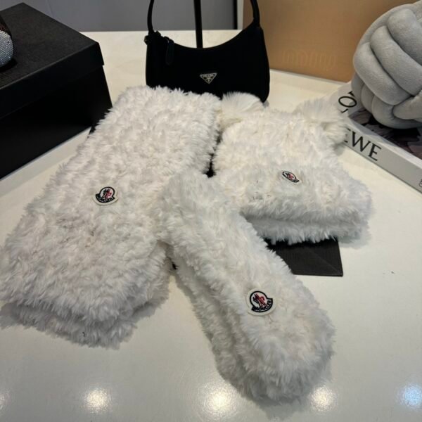 MCL Angora Wool Scarf White - Scarf