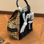 BBR Vintage Check Rucksack Beige Check – Zaino