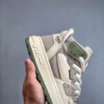 FD FD Match Beige/Green Leather – Sneaker