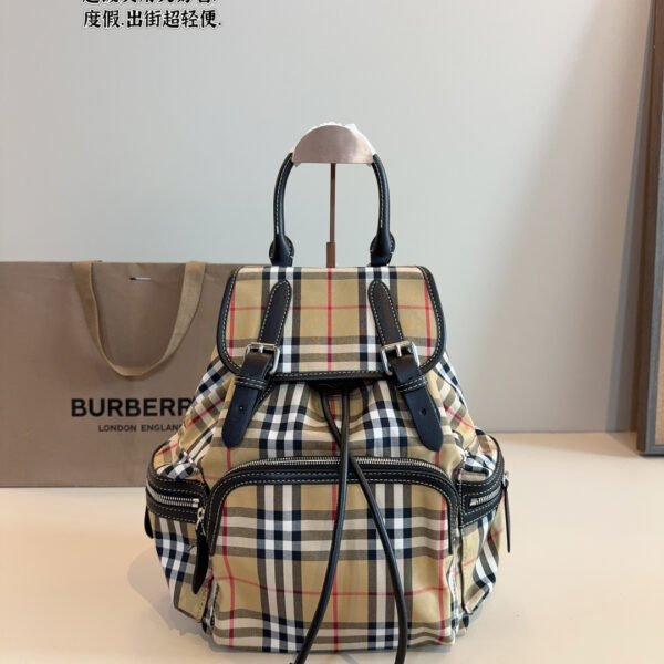 BBR Vintage Check Rucksack - Backpack