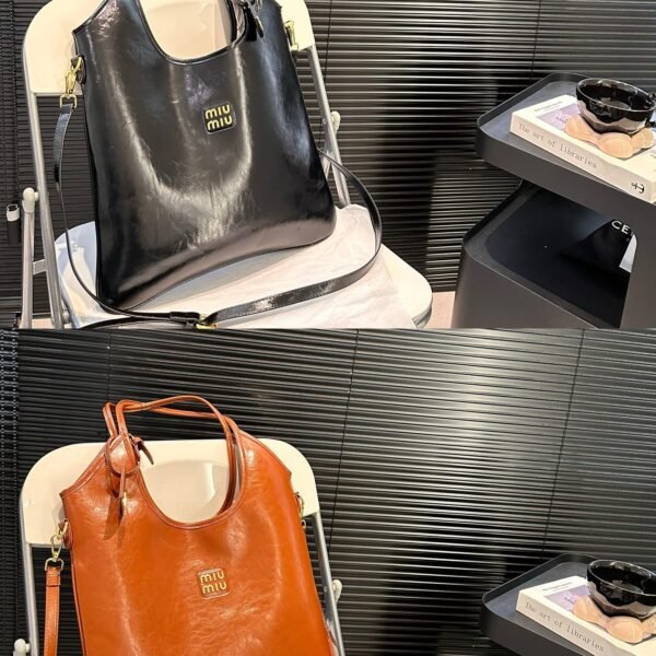 MIU Wander Black/Brown Leather - Bag