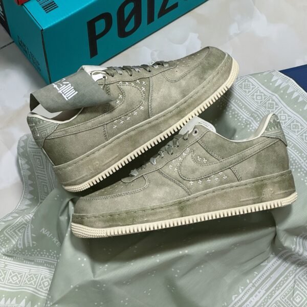NK Air Force 1 Low Travis Scott Olive Suede - Sneakers