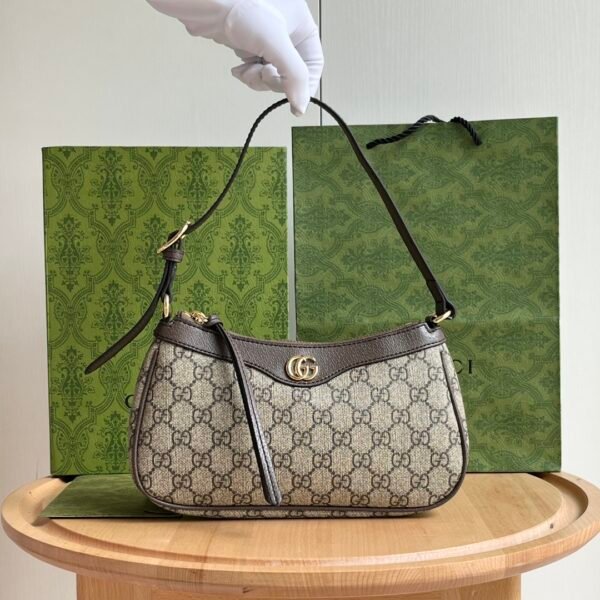 GG Ophidia GG Small Shoulder Bag Beige/Brown GG Supreme Canvas - Bag
