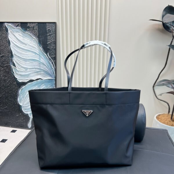 PR Re-Nylon Tote Black Nylon - Bag