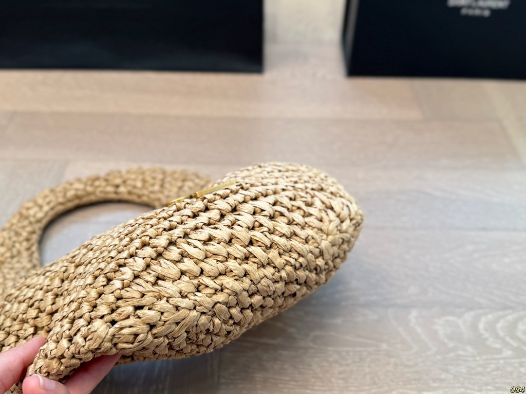 YSL Le 5 à 7 Hobo Raffia - Bag - Image 6