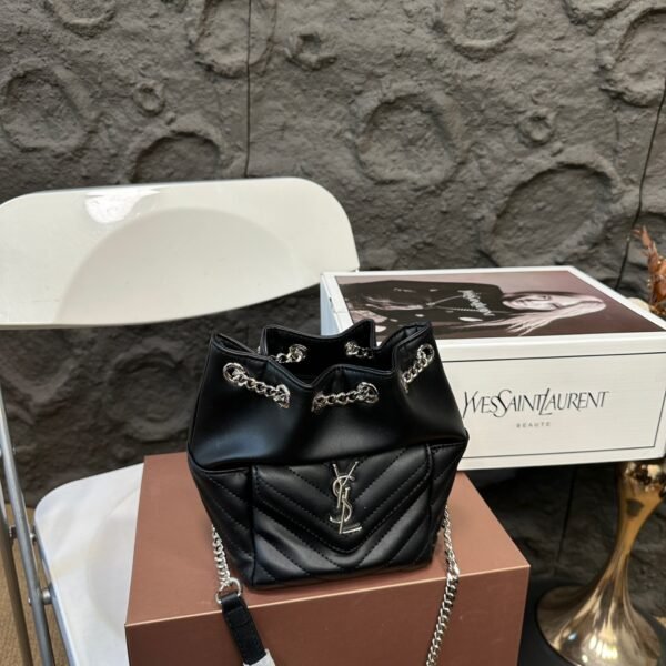 YSL Niki Bucket Black Leather - Bag