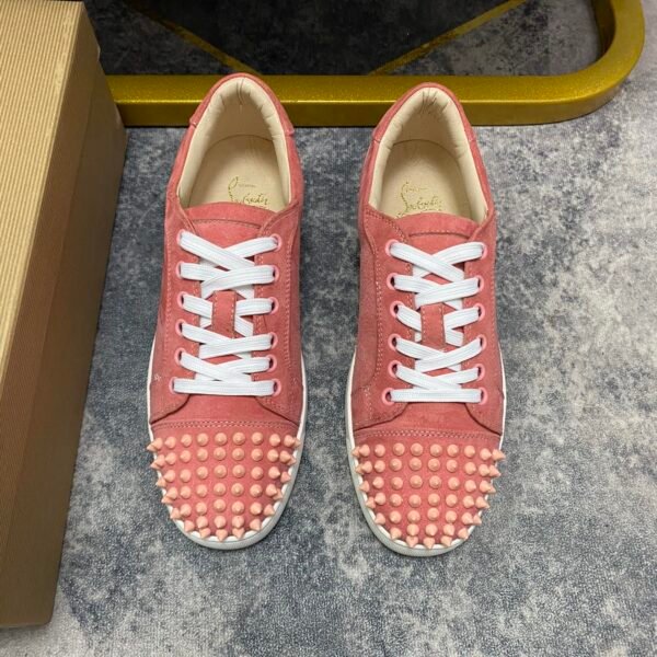 CL Louis Junior Spikes Pink Suede - Sneakers
