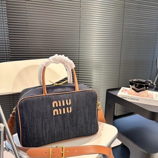 MIU Denim Logo - Bag