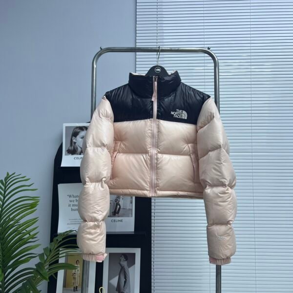 TNF Nuptse Cropped Jacket - Jacket
