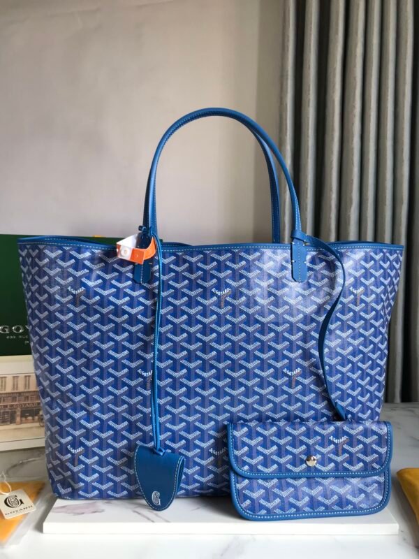 GYD Saint Louis PM Blue GYDine Canvas – Borsa