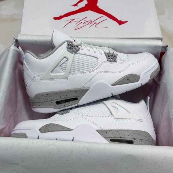 NK Air Jordan 4 Retro Tech White - Sneakers