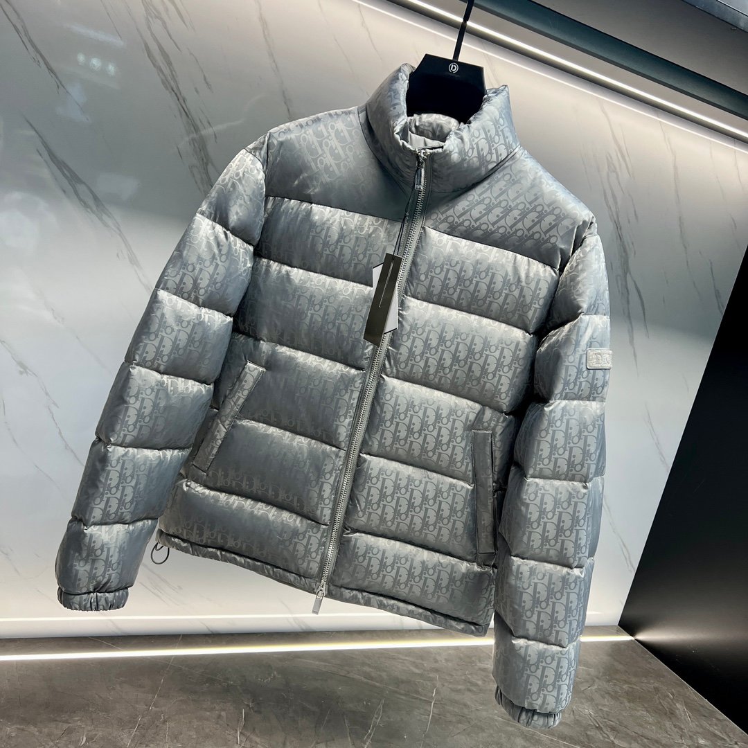 CD CD Oblique Down Jacket Grey Oblique - Jacket - Image 5