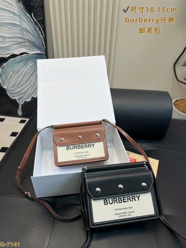 BBR Pocket Bag Canvas and Leather – Rot