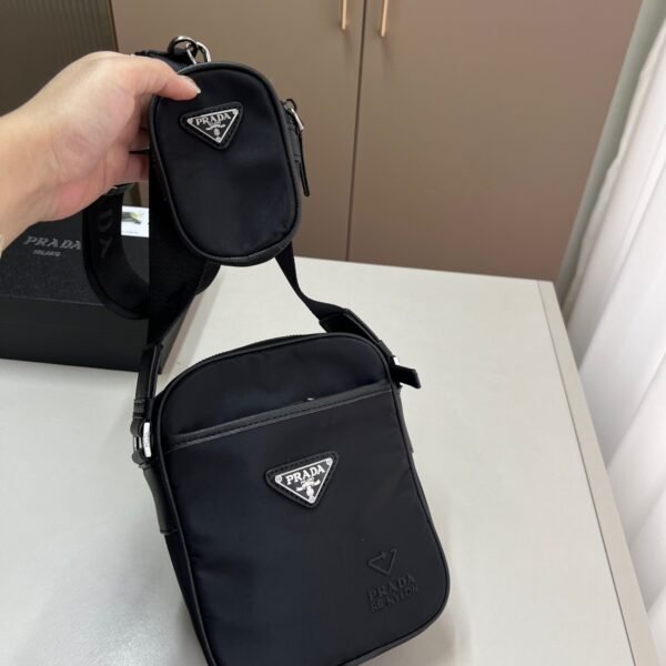 PR Re-Nylon Pouch Black Nylon - Bag