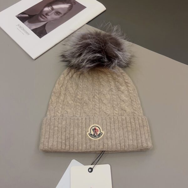 MCL Cable Knit Beanie Beige - Hat