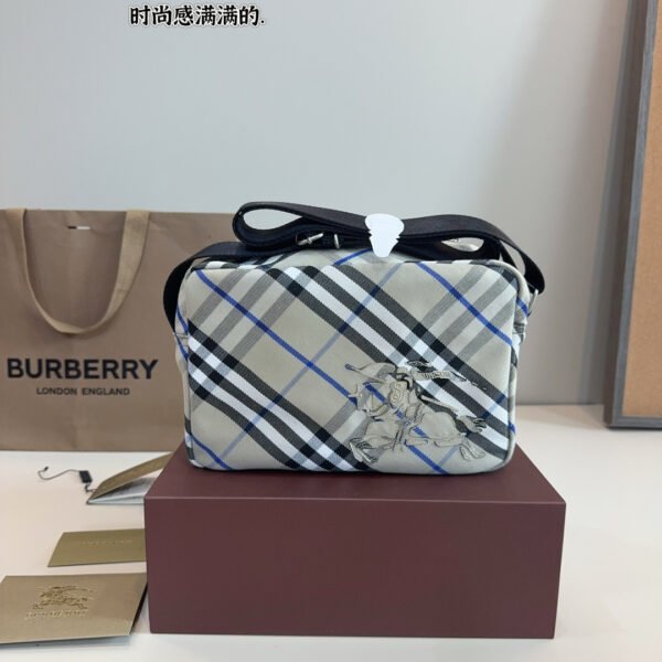 BBR Vintage Check Camera Bag Beige Check - Bag