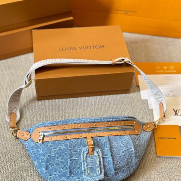 LV Multi Pochette Accessoires Denim Monogram Jacquard - Bag