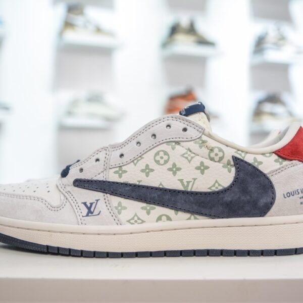 NK Air Jordan 1 Low Travis Scott x Fragment x LV - Sneakers