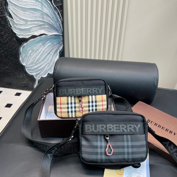 BBR Vintage Check Camera Bag Beige/Black Check - Bag