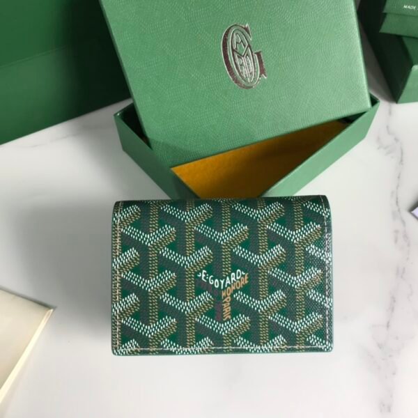 GYD Saint Sulpice Card Holder Green GYDine Canvas - Wallet