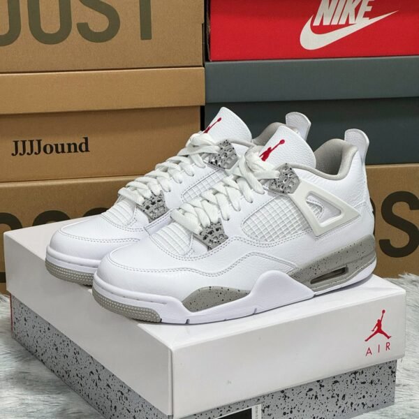 NK Air Jordan 4 Retro White Oreo - Sneakers