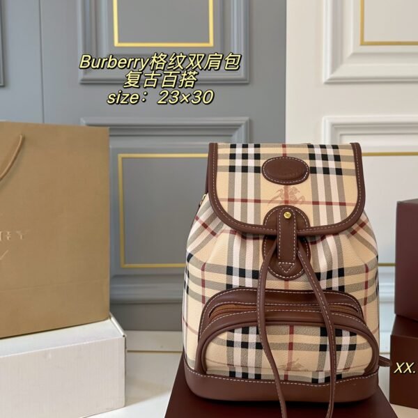 BBR Vintage Check Backpack - Bag