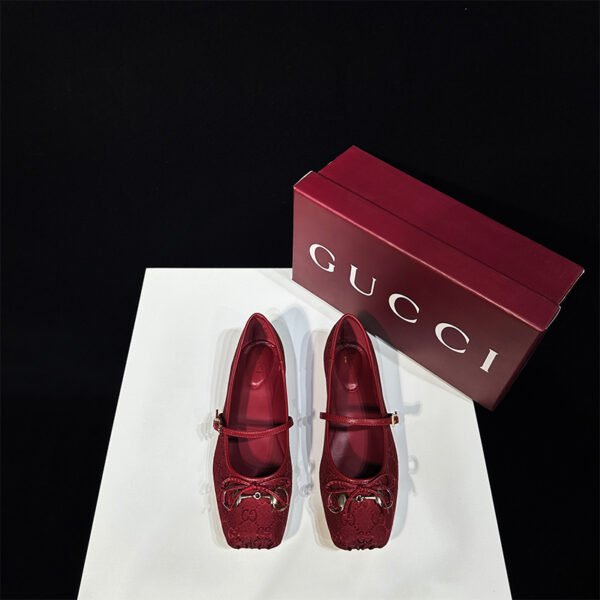 GG GG Bow Ballet Flats - Shoes
