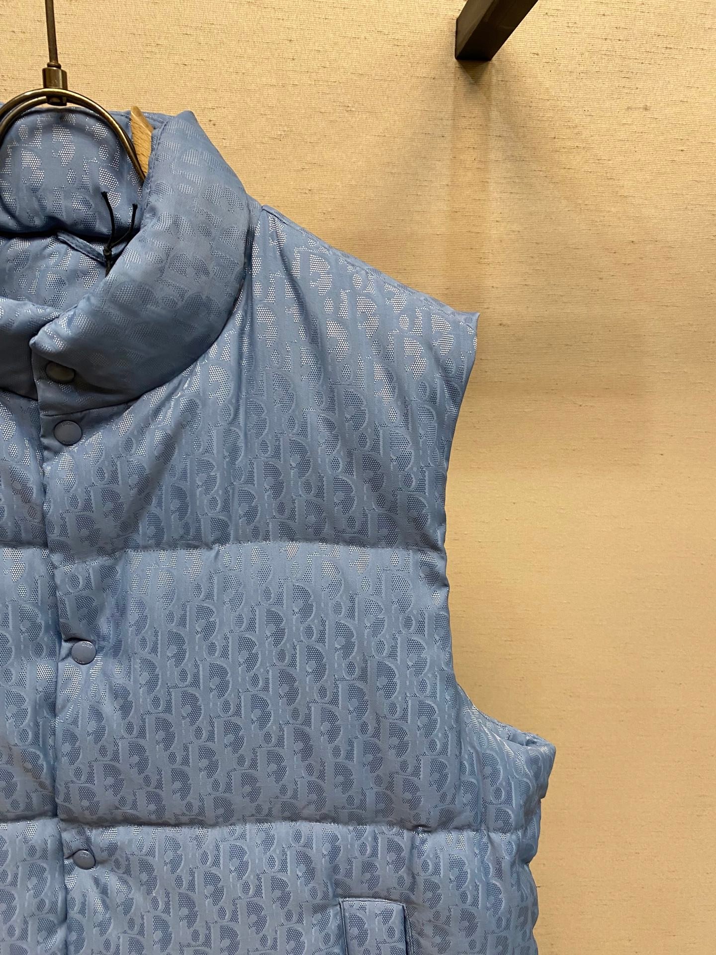 CD CD Oblique Puffer Vest 46 Blue Oblique - Vest - Image 4