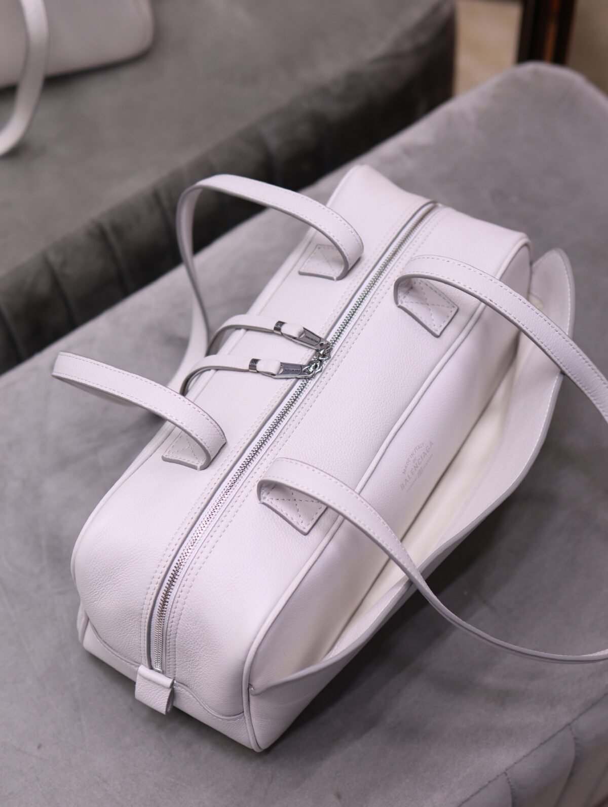 BAL Small Bowling Bag – White — 7