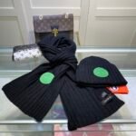 CG Wool Knit Set Navy – Scarf
