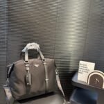 PR Re-Nylon and Saffiano Leather Travel Bag – Bag