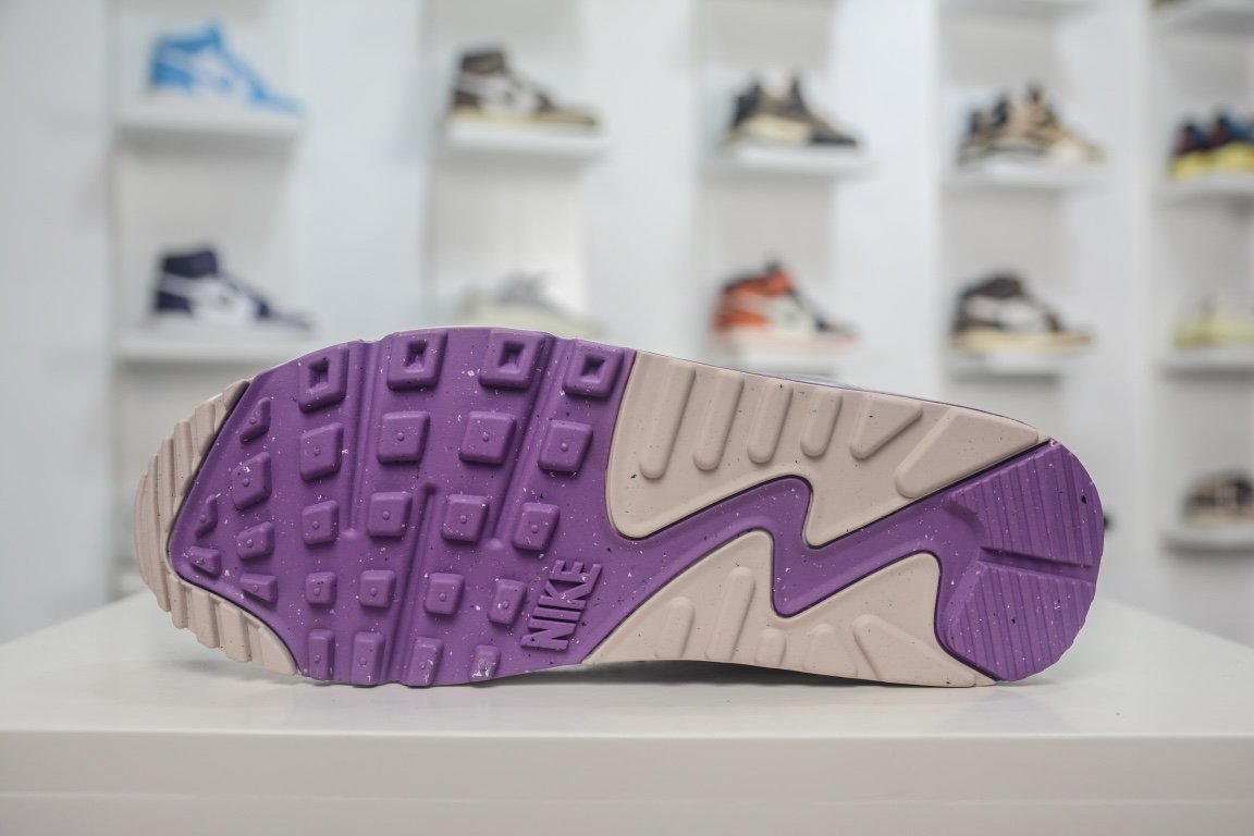 NK Air Max 90 SE White/Purple - Sneakers - Image 5