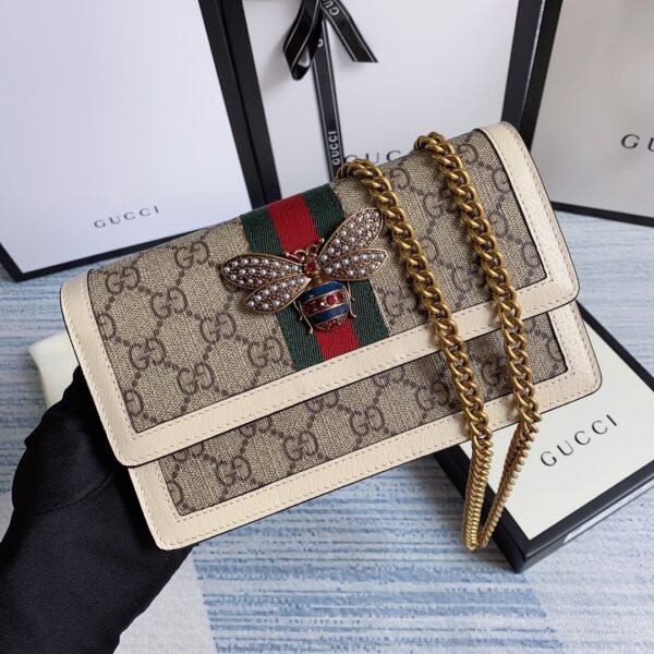 GG Dionysus GG Supreme Mini Bag Beige/Ebony GG Supreme Canvas - Bag