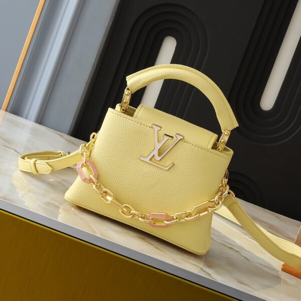 LV Capucines BB Yellow Leather - Bag