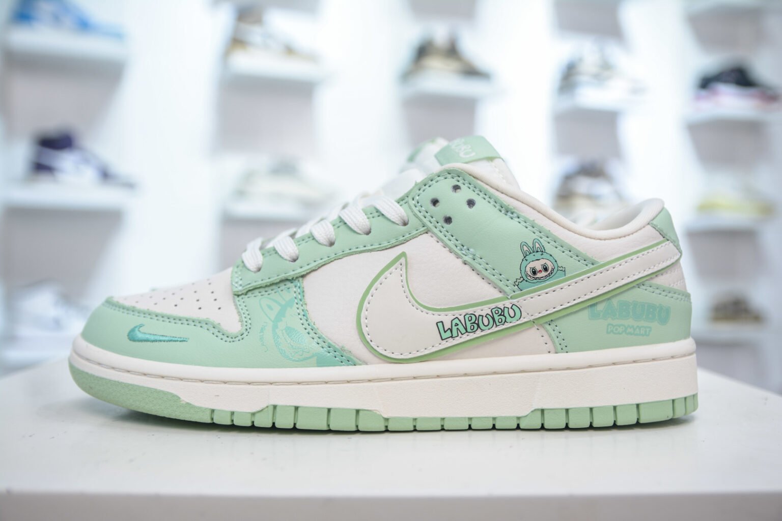 NK Dunk Low – Sneakers – Green