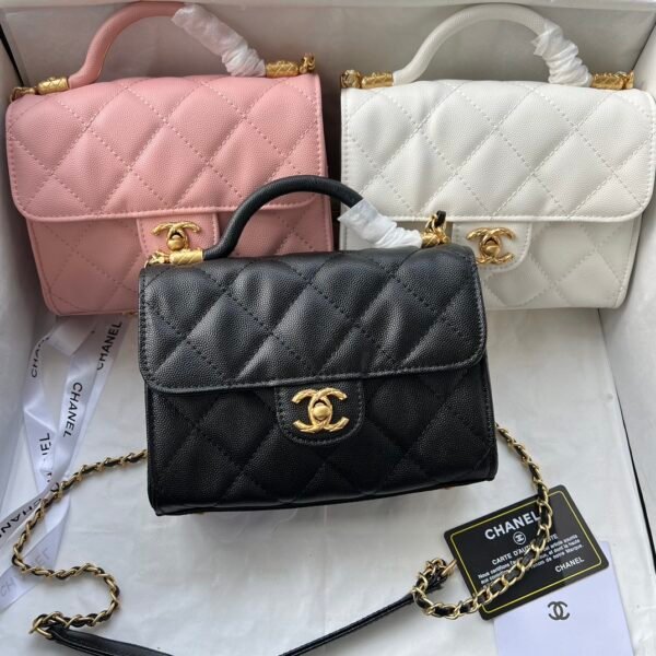 CC Coco Handle Small Caviar - Bag