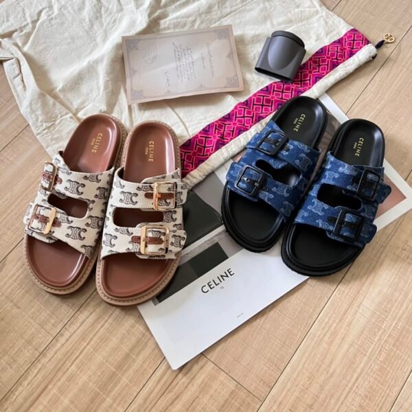 CEL Triomphe Canvas Sandals - Sandals