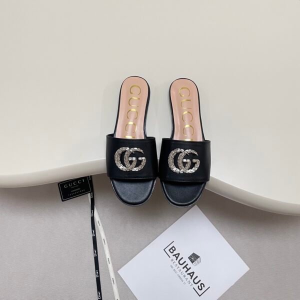 GG Double G Crystal Slide - Slides