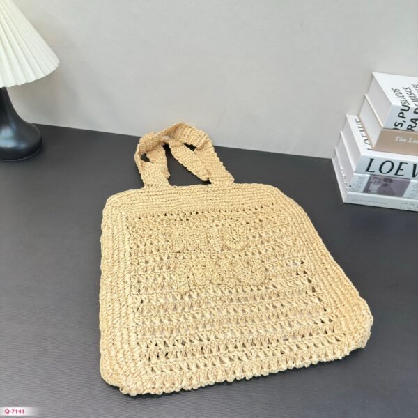 MIU Raffia Shopping Bag Natural Raffia - Bag