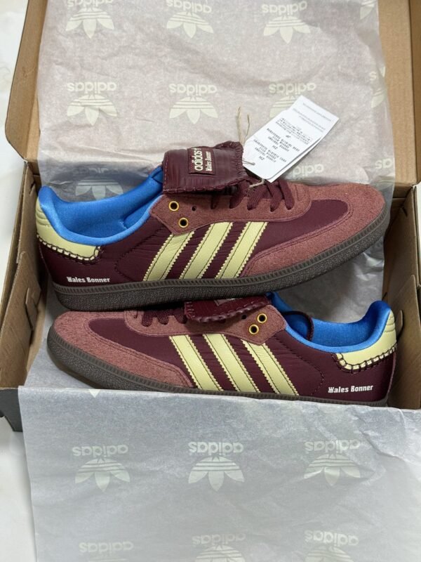 AD Samba Wales Bonner Burgundy/Yellow – Sneaker