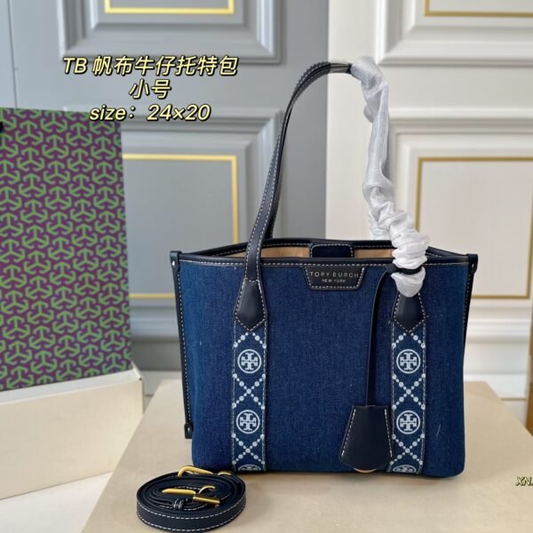 TB Tommy Bahama Denim Canvas Tote