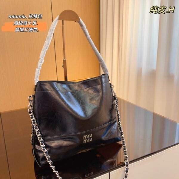 MIU Wander Black Leather - Bag