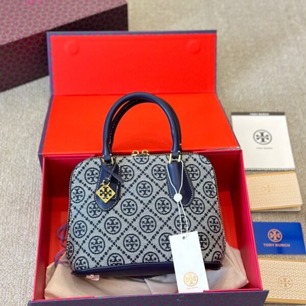 TB Monogrammed Shell Bag Monogrammed Handbag