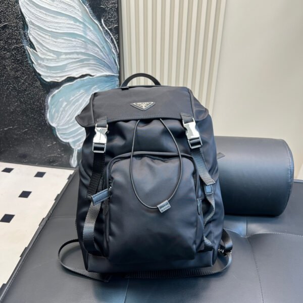 PR Vela Nylon Backpack Black Nylon - Backpack