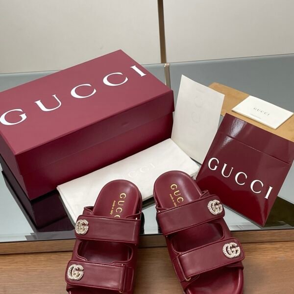 GG Double G Slide Sandals - Slides