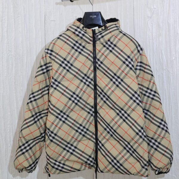 BBR Reversible Vintage Check Puffer - Jacket