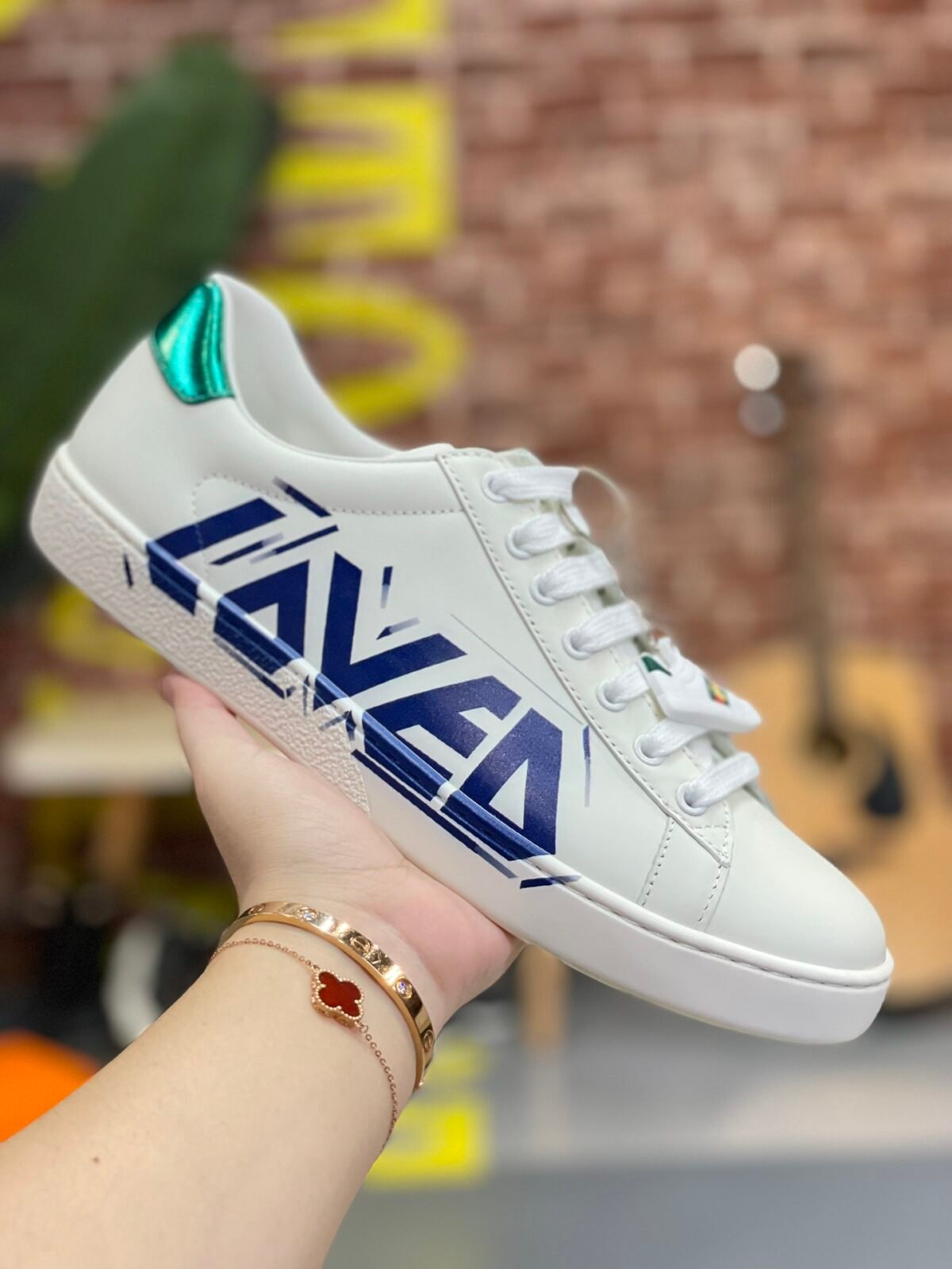 GG Rhyton – Sneakers – White — 5