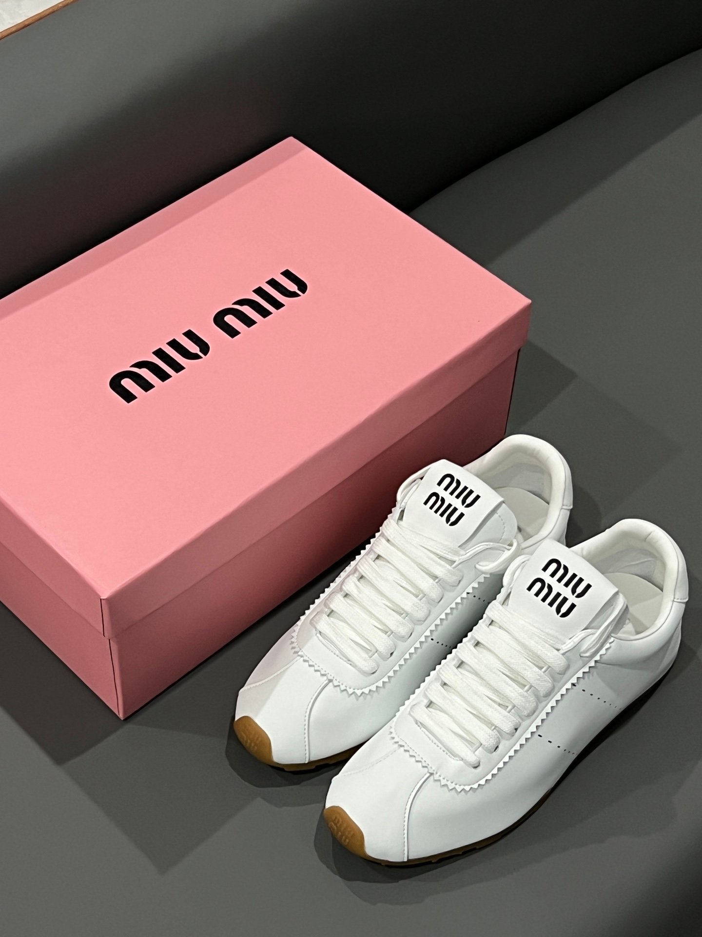 MIU Retro Trainer White - Sneakers - Image 4