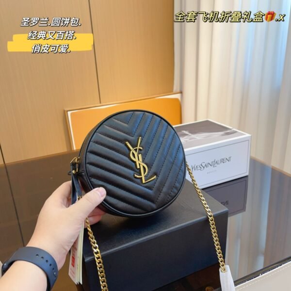 YSL Lou Camera Bag Black Leather - Bag