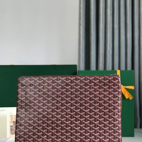 GYD Saint Louis Pouch Burgundy GYDine Canvas - Bag